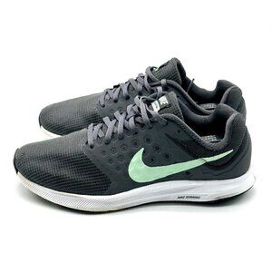 Nike Downshifter 7 Gray & White Athletic Running Sneakers Women’s Size 8.5
